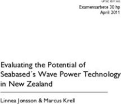 EVALUATING THE POTENTIAL OF SEABASED S WAVE POWER TECHNOLOGY IN NEW ZEALAND - LINNEA JONSSON & MARCUS KRELL - DIVA