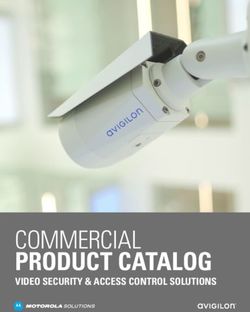 COMMERCIAL PRODUCT CATALOG - VIDEO SECURITY & ACCESS CONTROL SOLUTIONS - Avigilon
