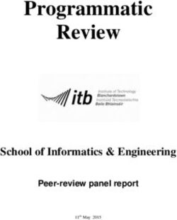 Programmatic Review - School of Informatics & Engineering Peer-review panel report - ITB