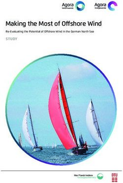 Making the Most of Offshore Wind - STUDY Re-Evaluating the Potential of Offshore Wind in the German North Sea - Agora Energiewende