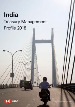 India Treasury Management Profile 2018 - Together we thrive - HSBC Global Banking and Markets