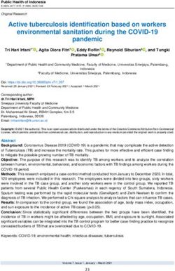 Active tuberculosis identification based on workers environmental sanitation during the COVID-19 pandemic