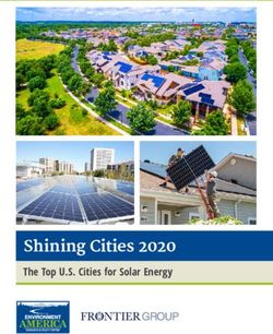 Shining Cities 2020 The Top U.S. Cities for Solar Energy - Environment America