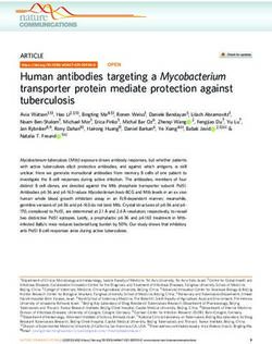 Human antibodies targeting a Mycobacterium transporter protein mediate protection against tuberculosis - CTVD