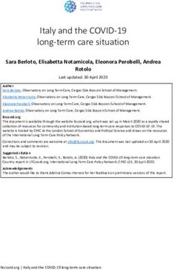 Italy and the COVID-19 long-term care situation - LTCcovid.org