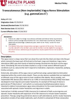 Transcutaneous (Non-implantable) Vagus Nerve Stimulation (e.g. gammaCore-S)