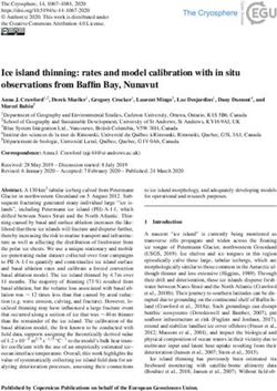 Ice island thinning: rates and model calibration with in situ observations from Baffin Bay, Nunavut - The Cryosphere