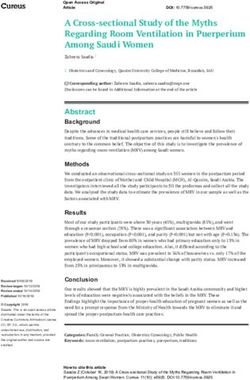 A Cross-sectional Study of the Myths Regarding Room Ventilation in Puerperium Among Saudi Women - Cureus