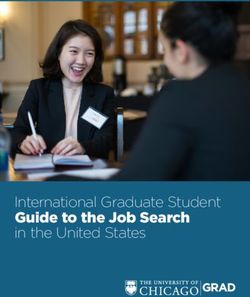 Guide to the Job Search - International Graduate Student - UChicago ...