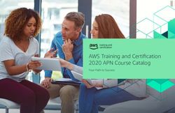 AWS Training and Certification 2020 APN Course Catalog - Your Path to Success - Awsstatic