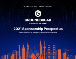 2021 Sponsorship Prospectus - Secure your spot at the global construction conference - Procore