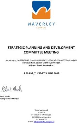 STRATEGIC PLANNING AND DEVELOPMENT COMMITTEE MEETING 5 ...