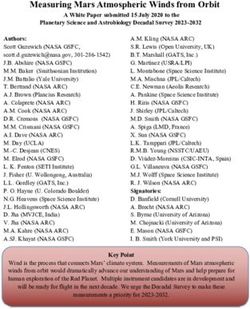 Measuring Mars Atmospheric Winds from Orbit - arXiv