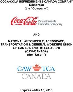 COCA-COLA REFRESHMENTS CANADA COMPANY AND NATIONAL AUTOMOBILE, AEROSPACE, TRANSPORTATION & GENERAL WORKERS UNION OF CANADA AND ITS LOCAL 350 ...