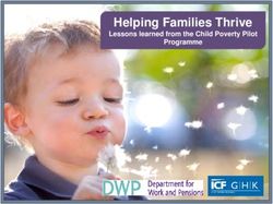 Helping Families Thrive - Lessons learned from the Child Poverty Pilot Programme