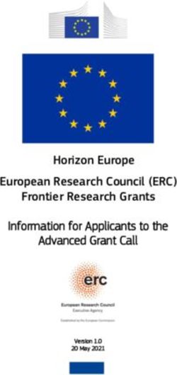 Horizon Europe European Research Council (ERC) Frontier Research Grants - Information for Applicants to the Advanced Grant Call - European Commission