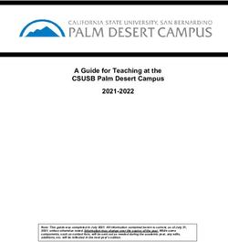 A Guide For Teaching At The CSUSB Palm Desert Campus 2021-2022