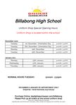 BILLABONG HIGHLIGHTS - Billabong High School