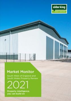 2021 Market Monitor South West of England and - Alder King