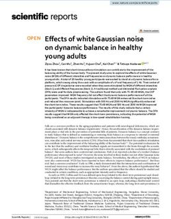 Effects of white Gaussian noise on dynamic balance in healthy young adults - Nature