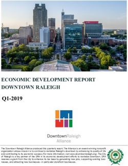 ECONOMIC DEVELOPMENT REPORT DOWNTOWN RALEIGH - Downtown Raleigh Alliance