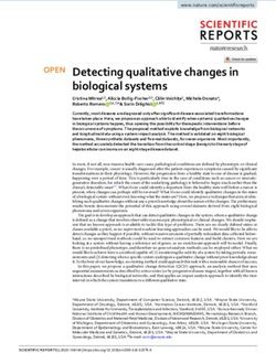 Detecting qualitative changes in biological systems - Nature