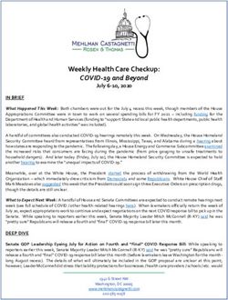 Weekly Health Care Checkup: COVID-19 and Beyond