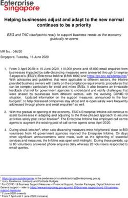 Helping businesses adjust and adapt to the new normal continues to be a priority