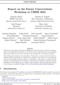 Report on the Future Conversations Workshop at CHIIR 2021