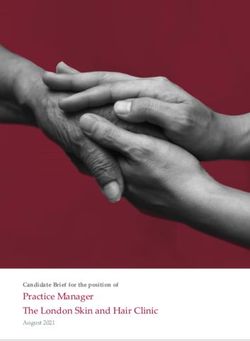 Practice Manager Candidate Brief for the position of - The London Skin and Hair Clinic - Odgers ...