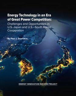 Energy Technology in an Era of Great Power Competition: Challenges and Opportunities in U.S.-Japan and U.S.-South Korea Cooperation