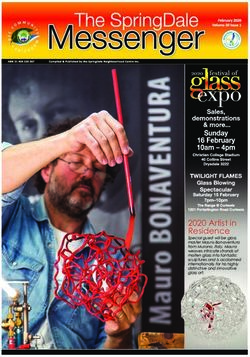 2020 Artist in Residence - SpringDale Neighbourhood Centre