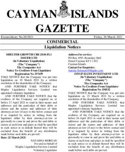 CAYMAN ISLANDS GAZETTE - Gazettes