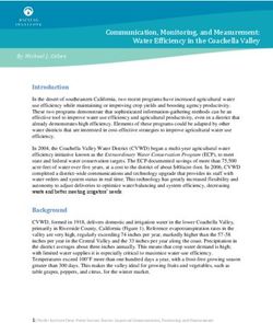 Communication, Monitoring, and Measurement: Water Efficiency in the Coachella Valley