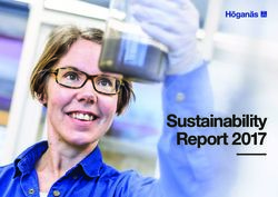 Sustainability Report 2017 - Höganäs