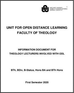 UNIT FOR OPEN DISTANCE LEARNING FACULTY OF THEOLOGY - INFORMATION DOCUMENT FOR THEOLOGY LECTURERS INVOLVED WITH ODL BTh, BDiv, B-Status, Hons BA ...