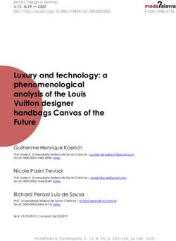 Luxury and technology: a phenomenological analysis of the Louis Vuitton designer handbags Canvas of the Future