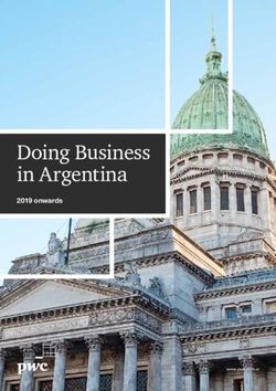 DOING BUSINESS IN ARGENTINA - 2019 ONWARDS - PWC ARGENTINA