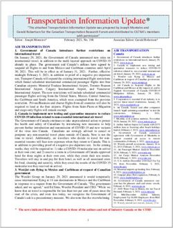 Transportation Information Update* - Canadian ...