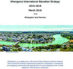 Whanganui International Education Strategy 2016-2018 March 2016