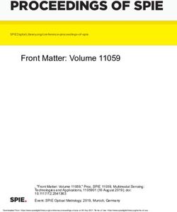PROCEEDINGS OF SPIE Front Matter: Volume 11059