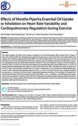 Effects of Mentha Piperita Essential Oil Uptake or Inhalation on Heart Rate Variability and Cardiopulmonary Regulation during Exercise