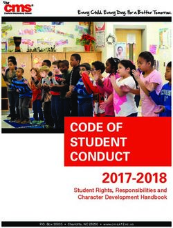 2017-2018 CODE OF STUDENT CONDUCT - Charlotte ...