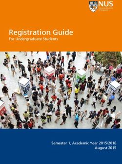 Registration Guide For Undergraduate Students - Semester 1, Academic Year 2015/2016 August 2015
