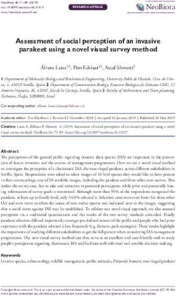 Assessment of social perception of an invasive parakeet using a novel visual survey method - NeoBiota
