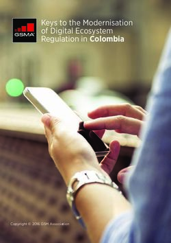 Keys to the Modernisation of Digital Ecosystem Regulation in Colombia - Copyright 2016 GSM Association
