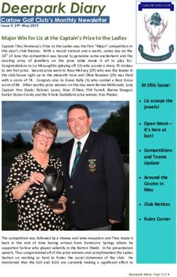 Deerpark Diary - Carlow Golf Club