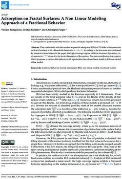 Adsorption on Fractal Surfaces: A Non Linear Modeling Approach of a Fractional Behavior - MDPI