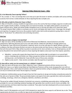 Opening of Riley Maternity Tower - FAQs - The Center for ...