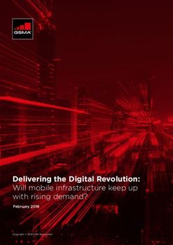 Delivering the Digital Revolution: Will mobile infrastructure keep up with rising demand? February 2018